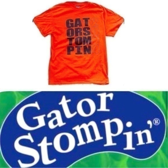 5 for $25!  U of F Gator Stompin Tee! - Picture 1 of 5
